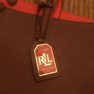 Ralph Lauren - brown leather bag